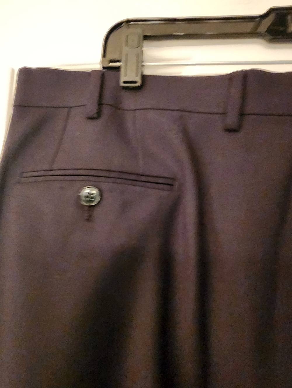 Calvin Klein Men's Modern Fit Dress Pant In Black Size 38x30 - Picture 8 of 12